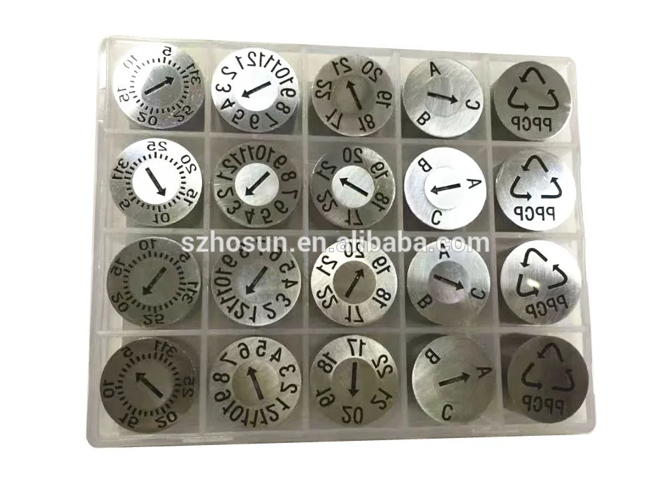 High precision  date code  insert date stamp  for injection mold