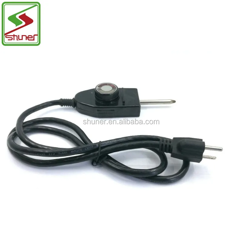 
High Quality Power Cord for Electric Grill Power Plug with Thermostat 