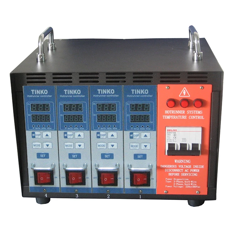 TINKO High Capacity 4 ZONES Injection Molding Machine Hot Runner Temperature Controller