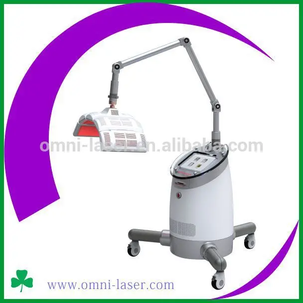 Синий свет терапия акне удаление рубцов PDT красоты машина с 5 цветов огни