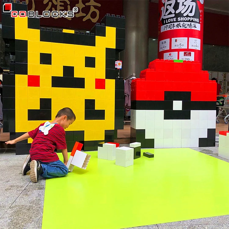 Новый дизайн мультфильм блоки пластиковая мебель для детей