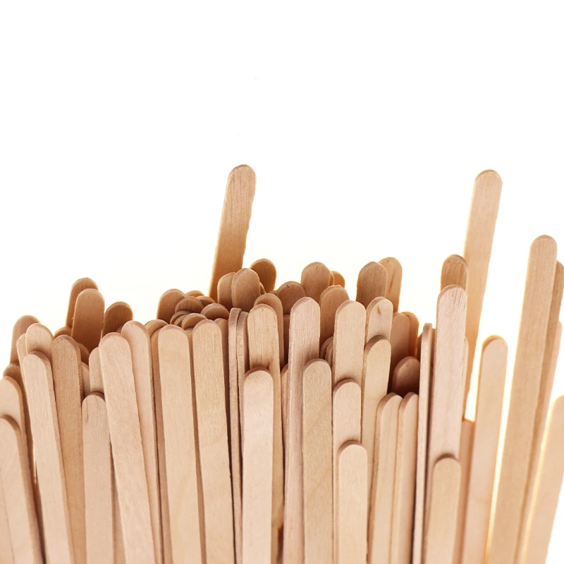 Eco-friendly Birch Biodegradable Wood Drink Stick Stir Coffee Cocktail Stirrer