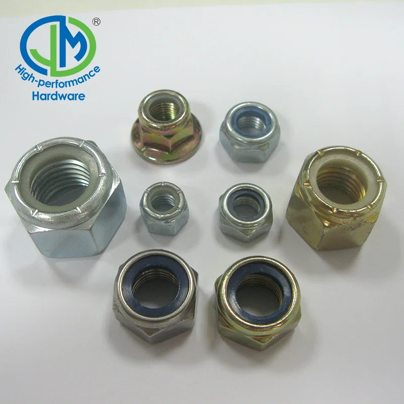 M20 M24 M25 M26 M28 Stainless Steel Ss304 Ss316 Hex/hexagon Nylon Insert Lock Thin Nut Din985
