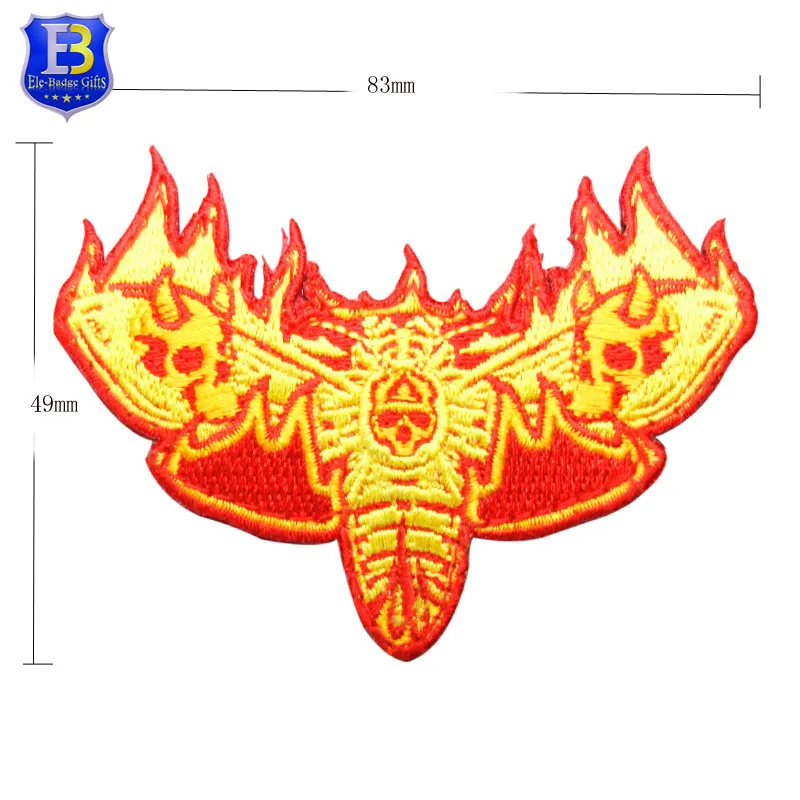 Wholesale customized iron on bee embroidery patch