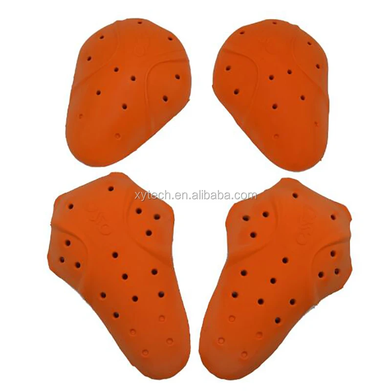 5pcs/Set Motocross Motorcycle Jacket Insert Armors Protective Gear Back Pads Knee/Elbow Pads Shoulder Guard