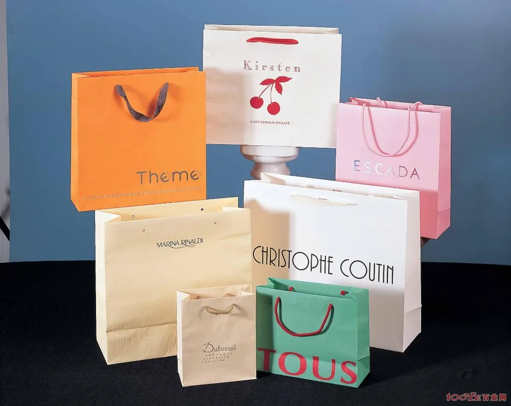 Пользовательские печатные перерабатываемые пакеты из крафт-бумаги, многоразовые бумажные пакеты для покупок с логотипом и ручками