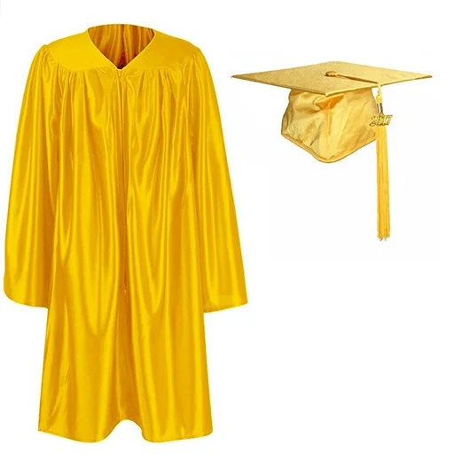 Shiny Kids graduation gown and caps
