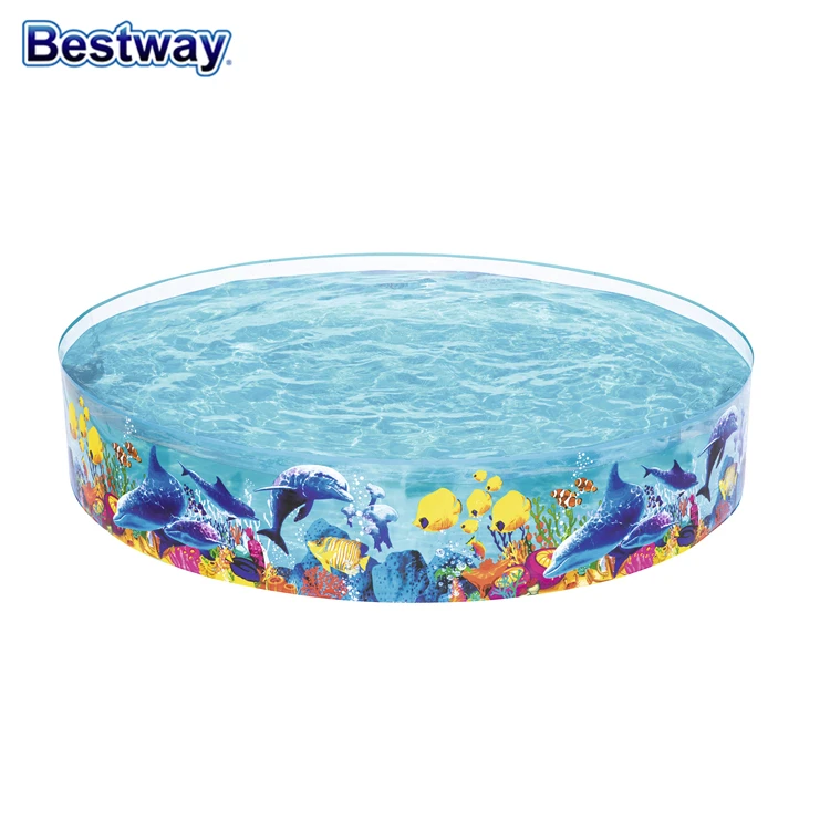 Прохладное лето море существо Отпечатано Жесткий материал прозрачный воды в бассейне