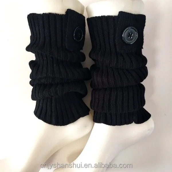 Манжеты для ног с отделкой сверху и 1 Кнопкой