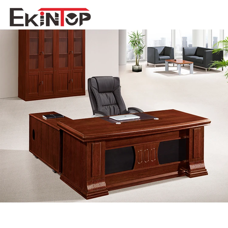 Управление директорами офисная мебель из твердой древесины стол руководителя с отделкой бумажной облицовкой