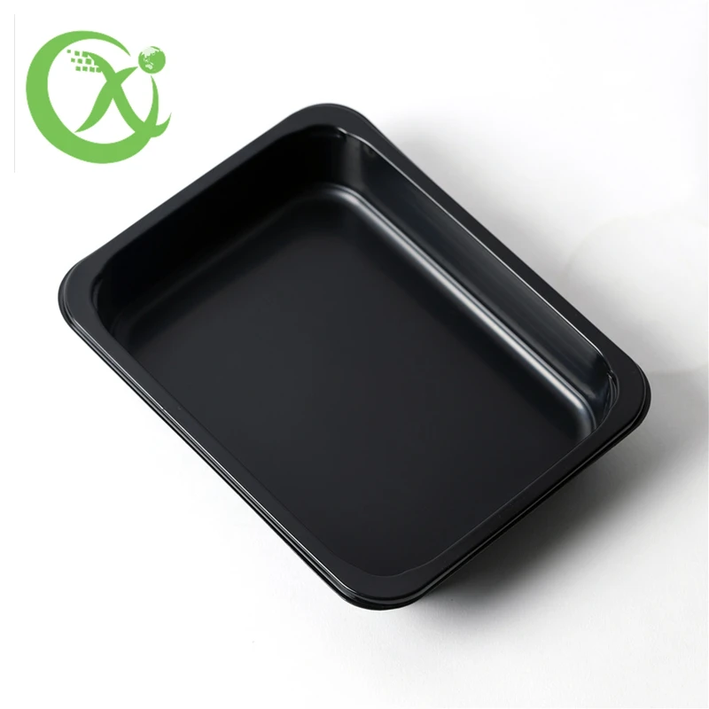 Disposable Cpet Ovenable Microwavable 800ml CPET Airline Tray