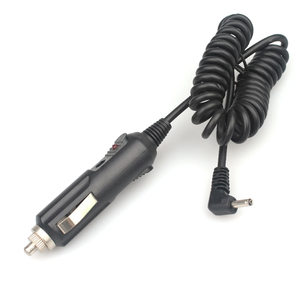 12v 24v auto car cigarette lighter adapter plug to 2.1*5.5mm dc cable