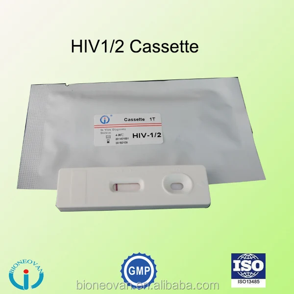  HIV1/2 тест-полоска/кассета для быстрой диагностики in vivo реагент быстрого тестирования на