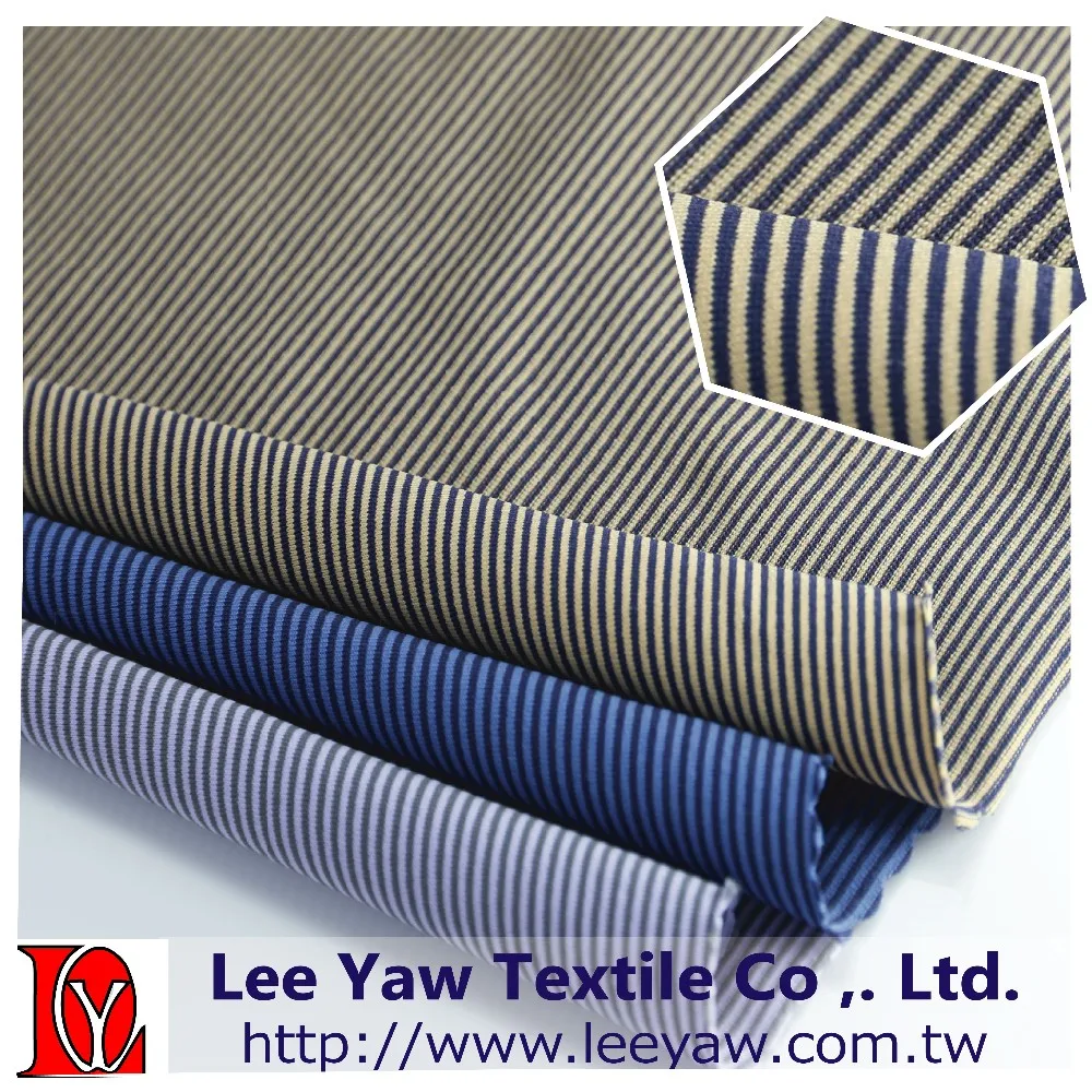 92% nylon 66 full Dull Tactel 8% spandex yarn dyed stripe jersey fabric with UV-cut softer for garment