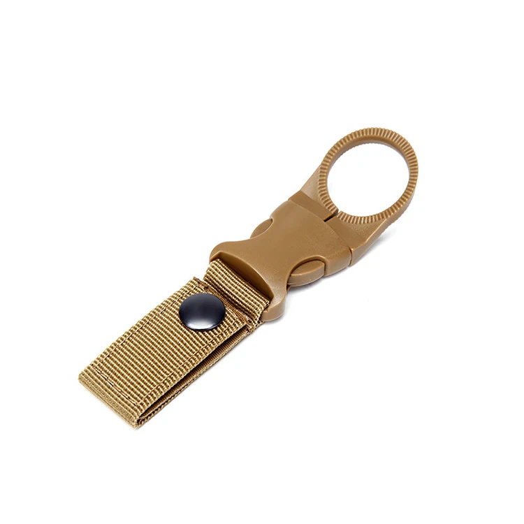 Portable Nylon Water Bottle Buckle Convenient Carrying Clip Plastic Hook Bottle Holder For Camping Hiking