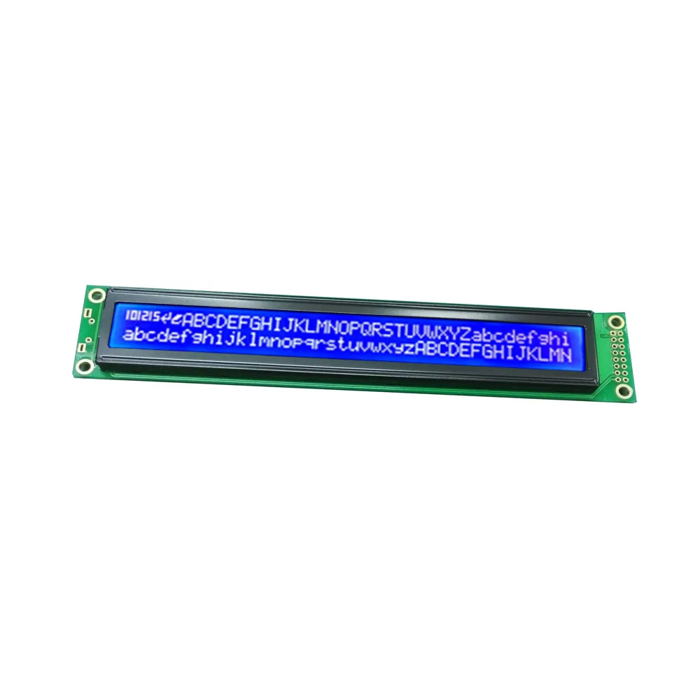 Factory direct sales 40x2 character lcd display with dimension 182 x 33.5mm lcd modules