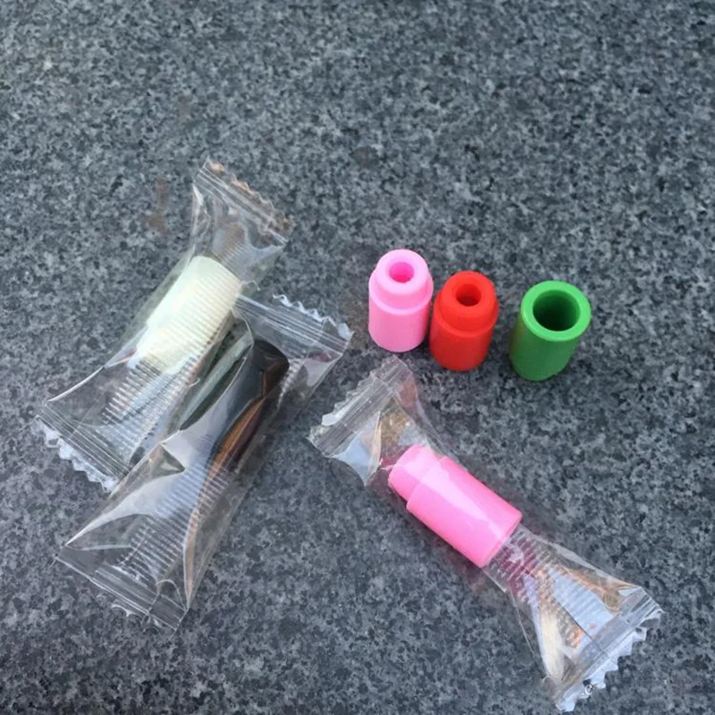 
Individually Wrapped 510 Disposable Silicone Drip Tips For Vape Carts 