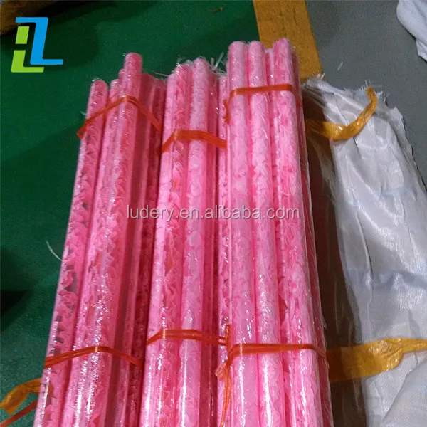 Yellow swirl pattern acrylic rod with factory direct sale price
