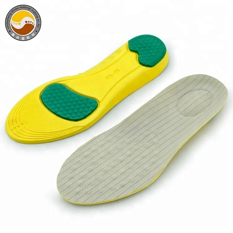 Shock Absorption Breathable 4D Anti-Slip Sport Insole With Massage Design