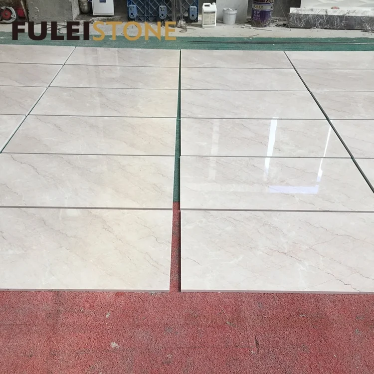 Polished Cheap Cream Pink Marble Floor Tile