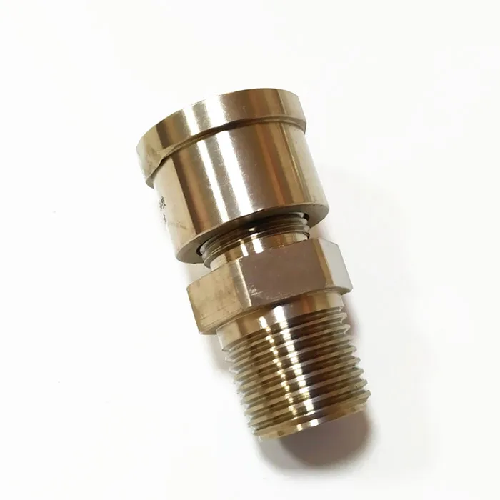 CNC turning machining of titanium alloy gasoline valve connection screw