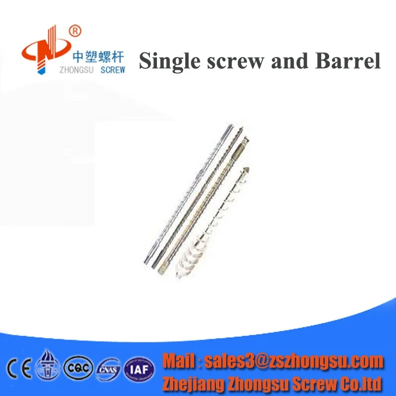 38CrmoAlA Full Hardness Injection screw barrel /injection machine screw barrel
