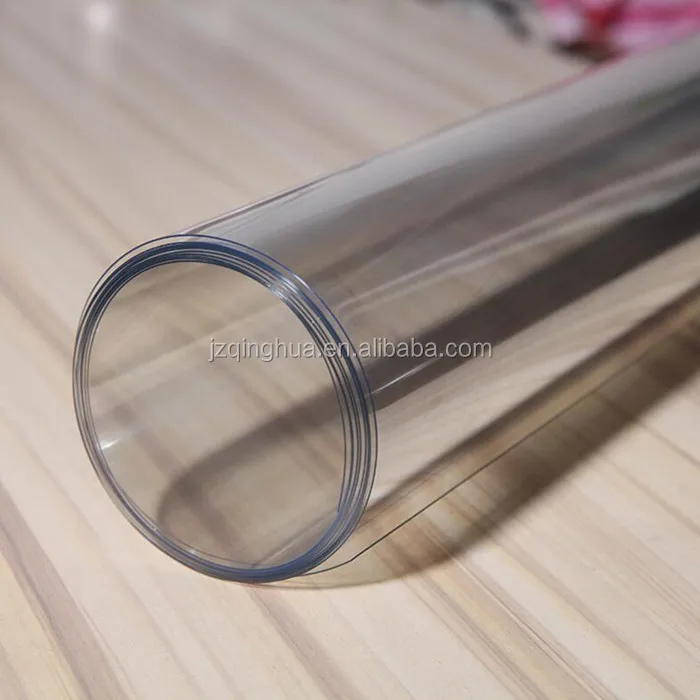 
0.6mm color super clear transparent PVC plastic rigid sheet in roll 