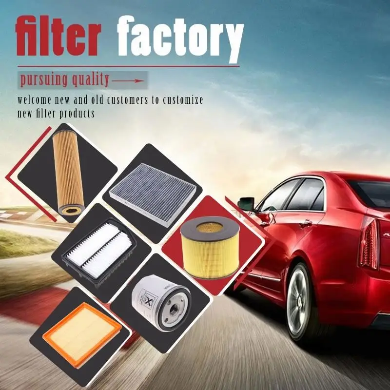 Factory Outlet 28113-4H000 Black Plastic White Non-Woven Car Air Filter for HYUNDAI 26.8*19*5.2cm FA28550