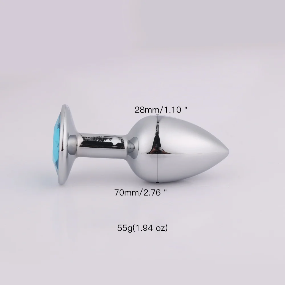 Металлическая Анальная пробка унисекс, изысканные сексуальные Анальные игрушки, ювелирные изделия из нержавеющей стали с кристаллами, Анальная пробка для взрослых пар