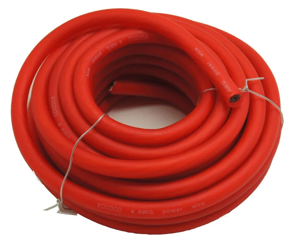 2/0  0 2 4 6 8 10 50mm 35mm 20mm 16mm Gauge/awg Amp Power + Ground Cable/wire For Car Audio