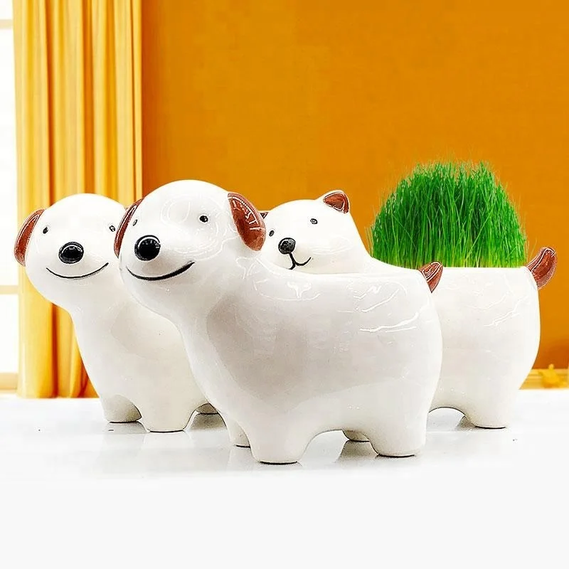 Кукла Kitty grass, настольное украшение. Милая кукла-трава для кошек, мини-горшок для собак