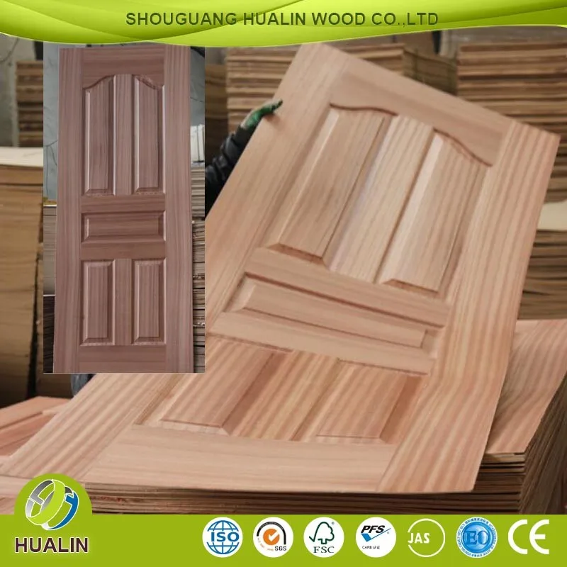 teak veneer door skin HDF