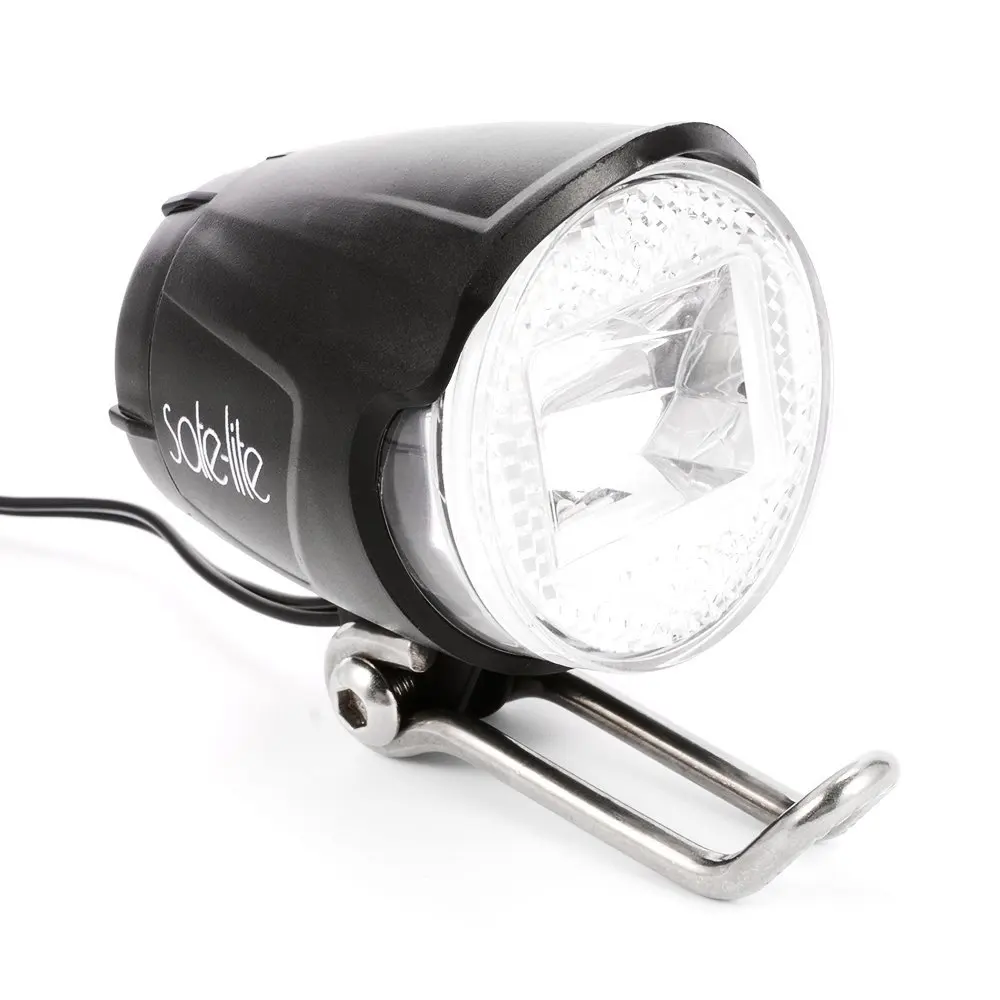 Factory direct Sate-lite CREE 40lux ebike light ISO 6721-1 StVZO ECE  eletric bike headlight with StVZO ECE reflector front fork