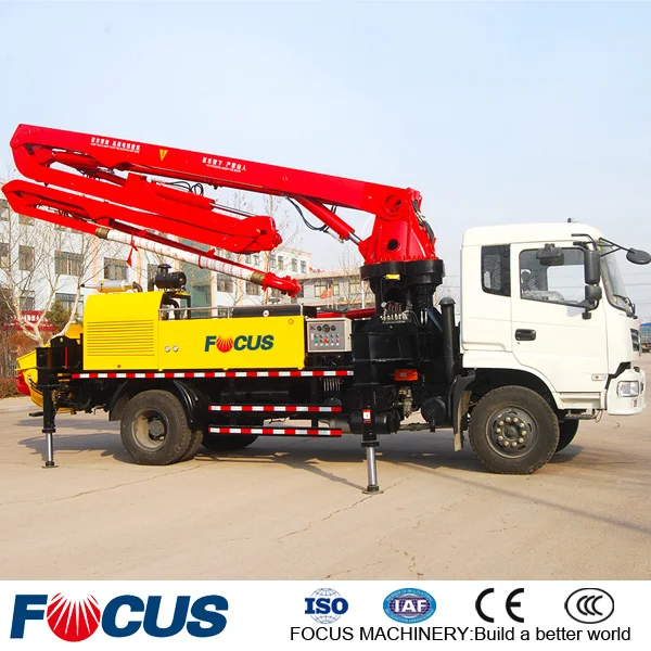 18m|21m|24m|28m small pompe a beton sur camion
