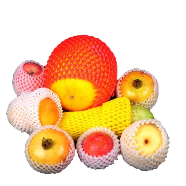 
epe mesh for mango disposable packing flexible virgin polyethylene the foam net fruit cover 