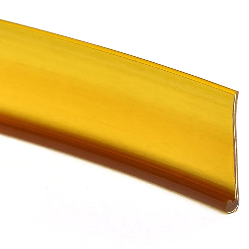 Aluminum channel letter trim cap plastic strip plastic channel letter trim cap