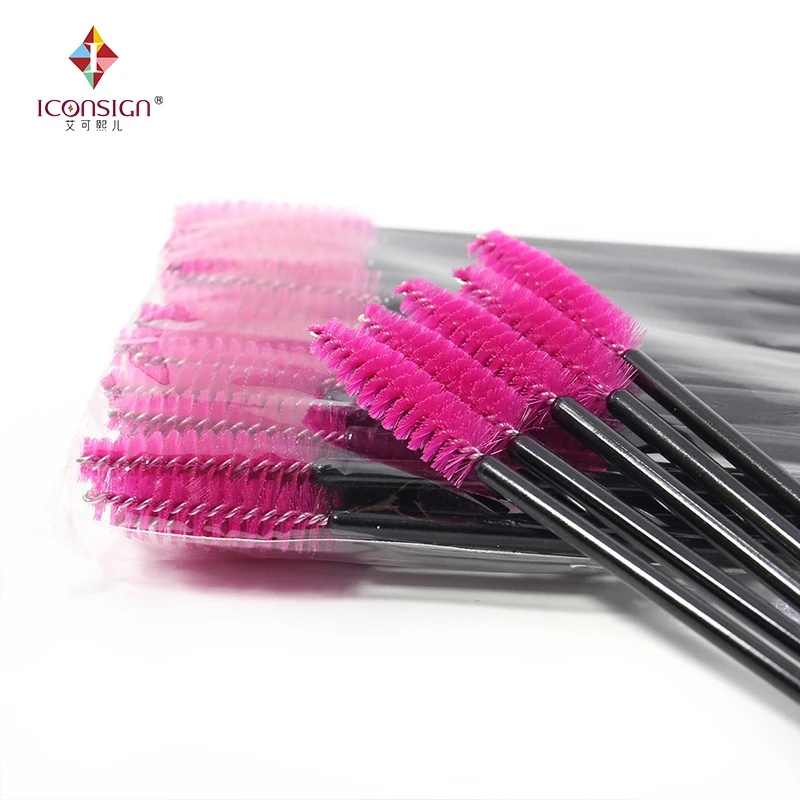 Plastic Eyelash brush mascara wands Tinting Applications for eyelash extensions