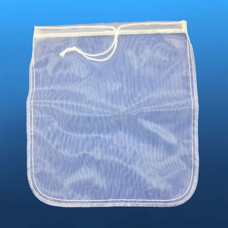 8*12 Inch Five Stitching 200um Nylon Organic Nut Milk Filter Bag