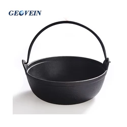 Japanese Stew Pot Okonomiyaki Shabu Shabu Pot Cast iron Sukiyaki Nabe