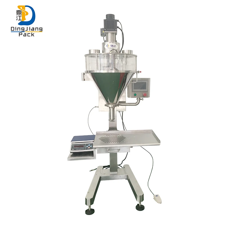 Высокая точность полуавтоматический маленький сухой порошок автомат розлива