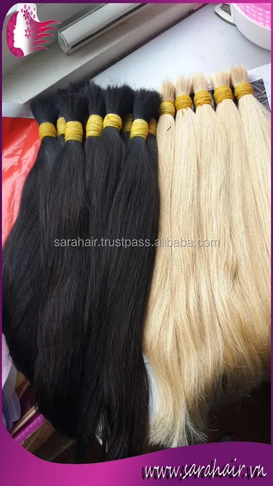 Bestsellers Vietnamese factory wholesale 100 percent virgin real virgin Vietnamese bulk straight color hair