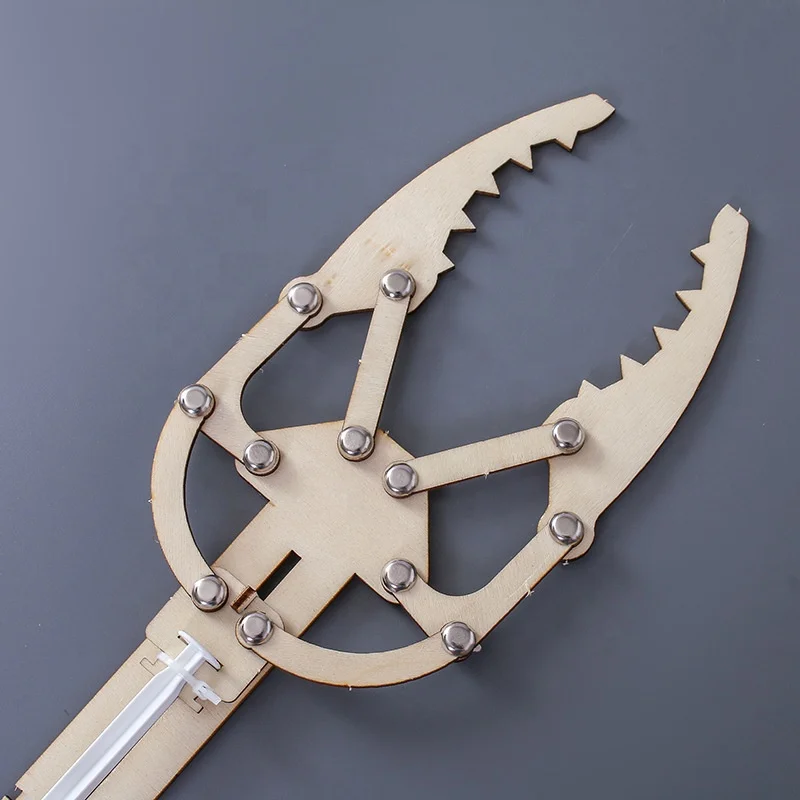 Hot Sell Science and Technology Student DIY Piston Hydraulic Mechanical Arm Model Material Experiment Toy Beneficial Wisdom