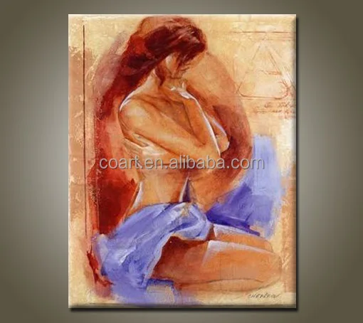 Xiamen wholesale handmade Nude Woman Body Oil Painting