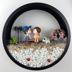 2019 new design DIY hanging planter mental wall shelf art home decoration