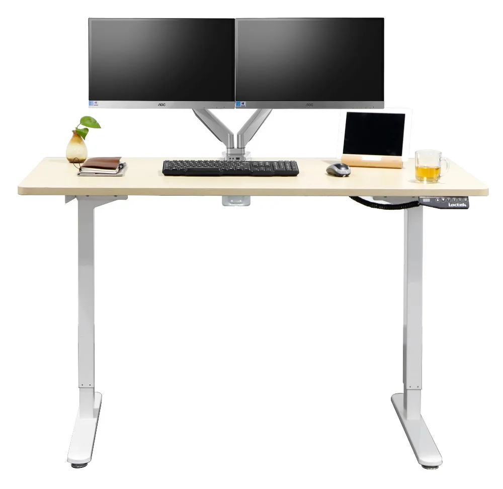 
Ergonomic Single Motor Electrical Standing Adjustable Desk Sit Stand Desk Frame 