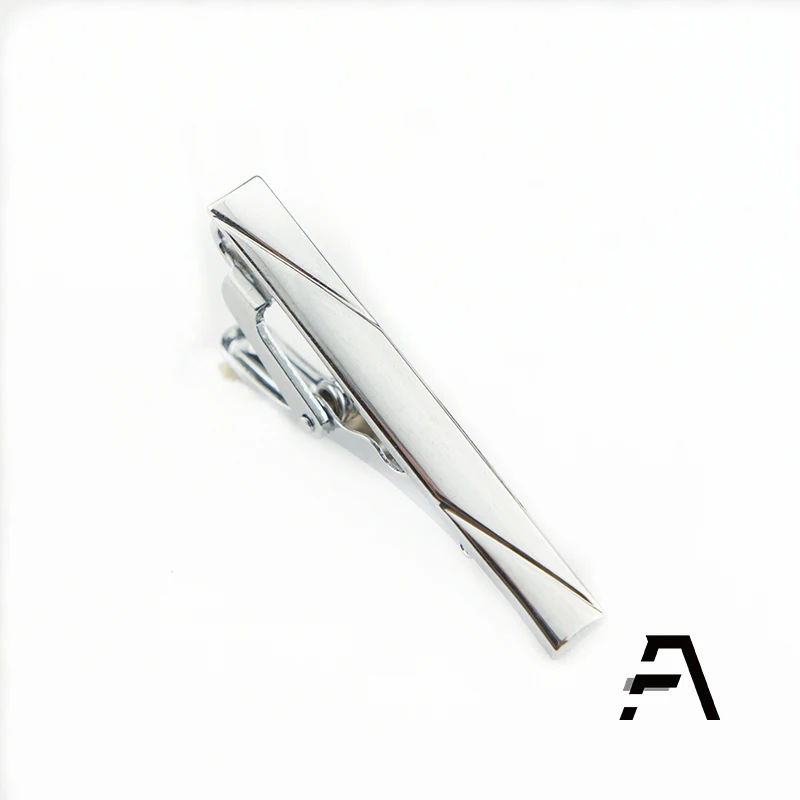 2,3 дюймовый Изысканный Классический зажим для галстука из нержавеющей стали