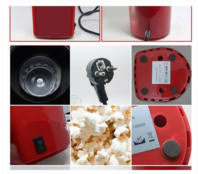 
Commercial home appliance 1200w electrical popcorn machine mini popcorn maker 