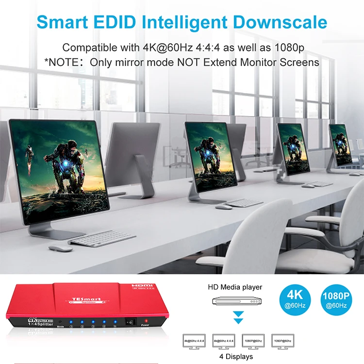 4k 1in 4 out HDMI Splitter 1x4 in Other Home Audio&Video Equipment