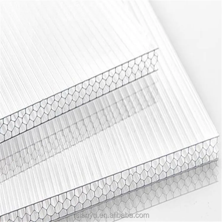 
stadium roof material 5mm Polycarbonate hollow board 