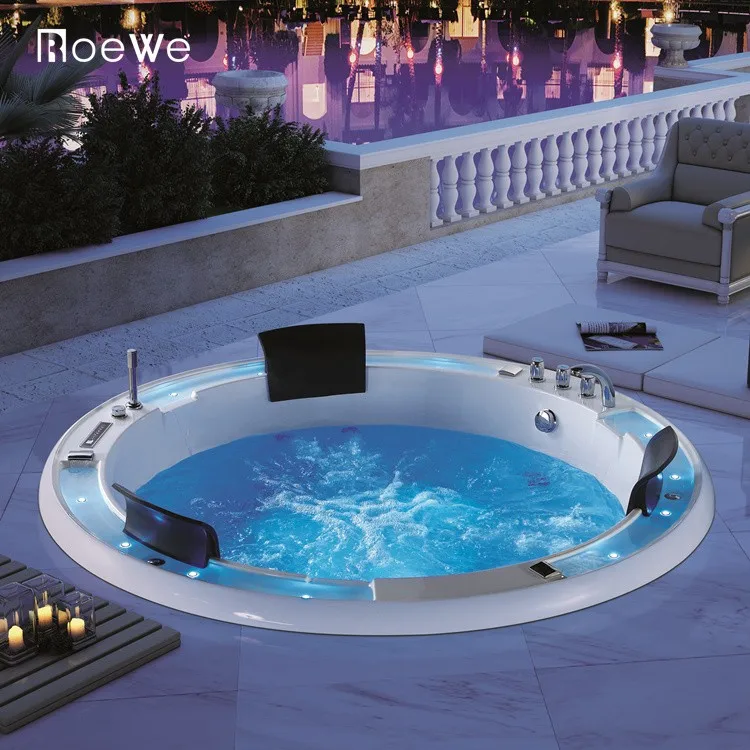 Drop in whirlpool bathtubs, big size build-in bathtub acrylic hydro therapy massage bath tub whirlpools